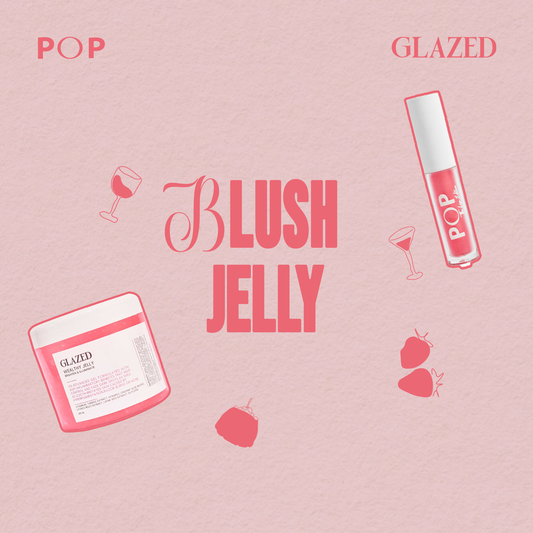 Exclusive POP X GLAZED Blush jelly